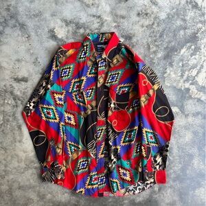 Wrangler Multicolor Geometric Shirt